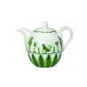 William Edwards Tea For One Teapot Lid (Fits And0411B) Sultans Garden Green - Set of 6