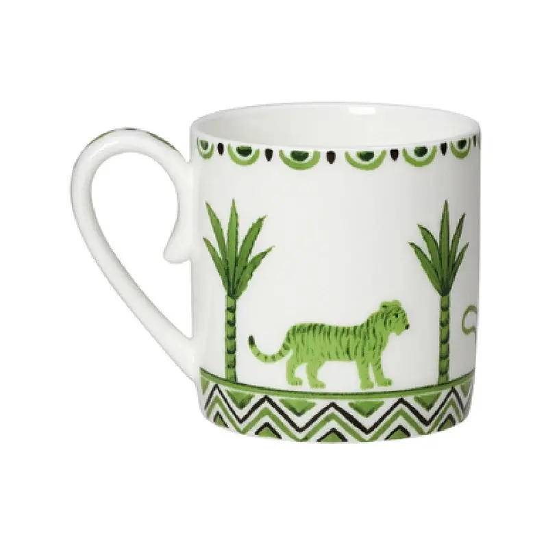 William Edwards Coffee Can 3 1/4 in x 2 1/4 in x 2 1/2 in (3 1/2 oz) Sultans Garden Green - Set of 12 William Edwards Coffee Can 3 1/4 in x 2 1/4 in x 2 1/2 in (3 1/2 oz) Sultans Garden Green - Set of 12
