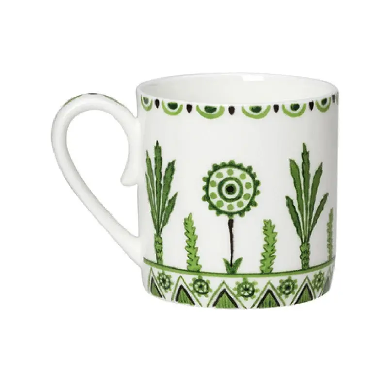 William Edwards Coffee Can 3 1/4 in x 2 1/4 in x 2 1/2 in (3 1/2 oz) Sultans Garden Green - Set of 12