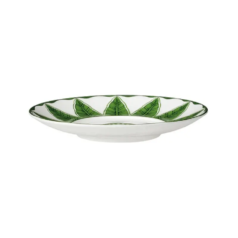 William Edwards Saucer 6 3/8 in (Fits And0110) Sultans Garden Green - Set of 12 William Edwards Saucer 6 3/8 in (Fits And0110) Sultans Garden Green - Set of 12