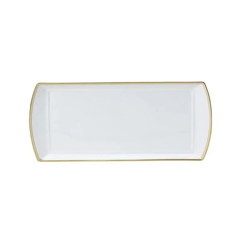 William Edwards L/S Rectangle Tray 13 3/8 in x 6 in Burnished Gold - Set of 12 William Edwards L/S Rectangle Tray 13 3/8 in x 6 in Burnished Gold - Set of 12