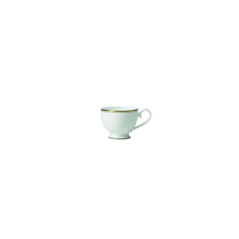 William Edwards Tea Cup Footed 4 3/4 in x 2 3/4 in (8 oz) Burnished Gold - Set of 12 William Edwards Tea Cup Footed 4 3/4 in x 2 3/4 in (8 oz) Burnished Gold - Set of 12
