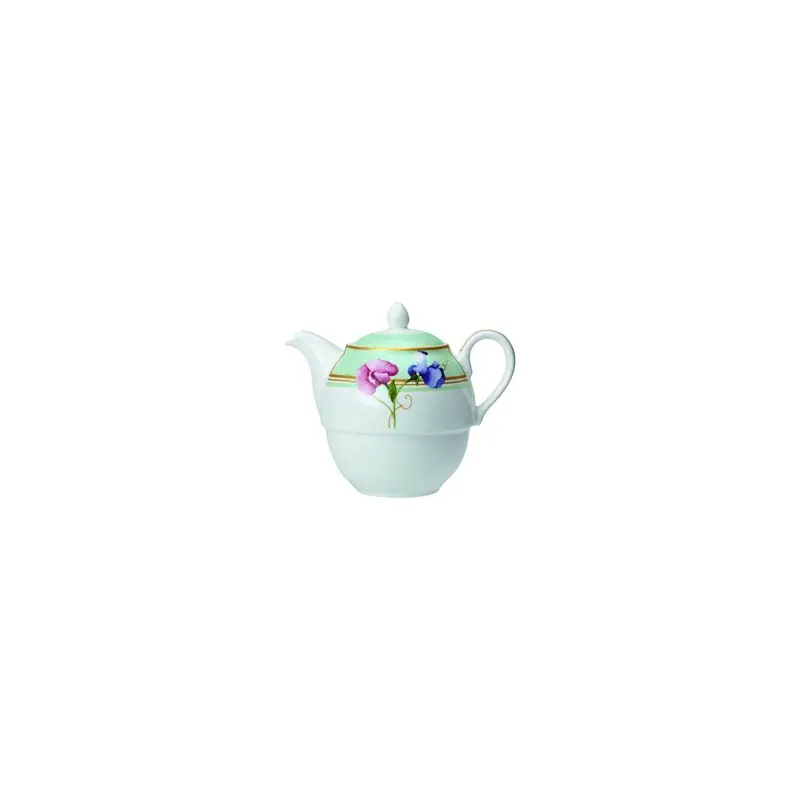 William Edwards Tea For One Teapot Coupe 4 7/8 in x 2 3/8 in (16 oz) Trellis - Set of 6
