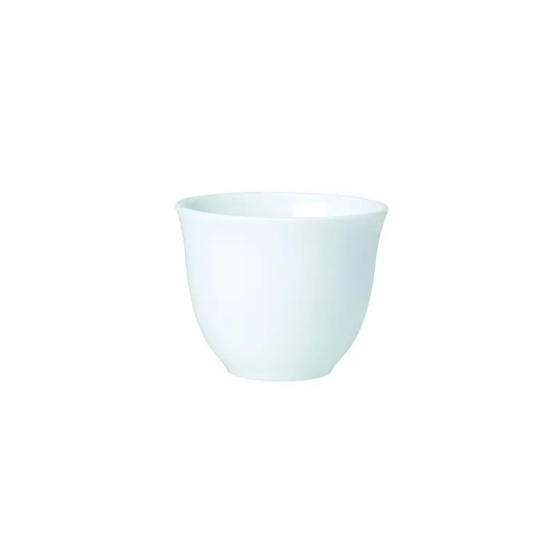 William Edwards Arabic Cup 2 in (3 1/4 oz) Classic White - Set of 12