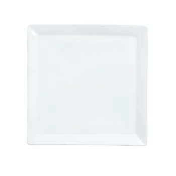 William Edwards Square Tray 8 3/4 in x 8 3/4 in Classic White - Set of 12