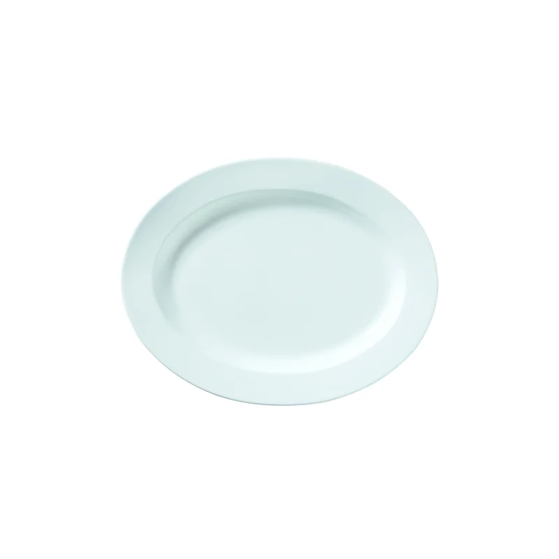 William Edwards Oval Dish 9 in Classic White - Set of 12