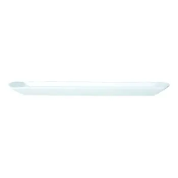 William Edwards L/S Rectangle Tray 13 3/8 in x 6 in Classic White - Set of 12