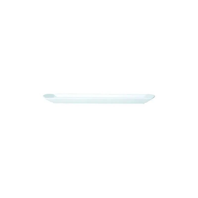 William Edwards L/S Rectangle Tray 13 3/8 in x 6 in Classic White - Set of 12