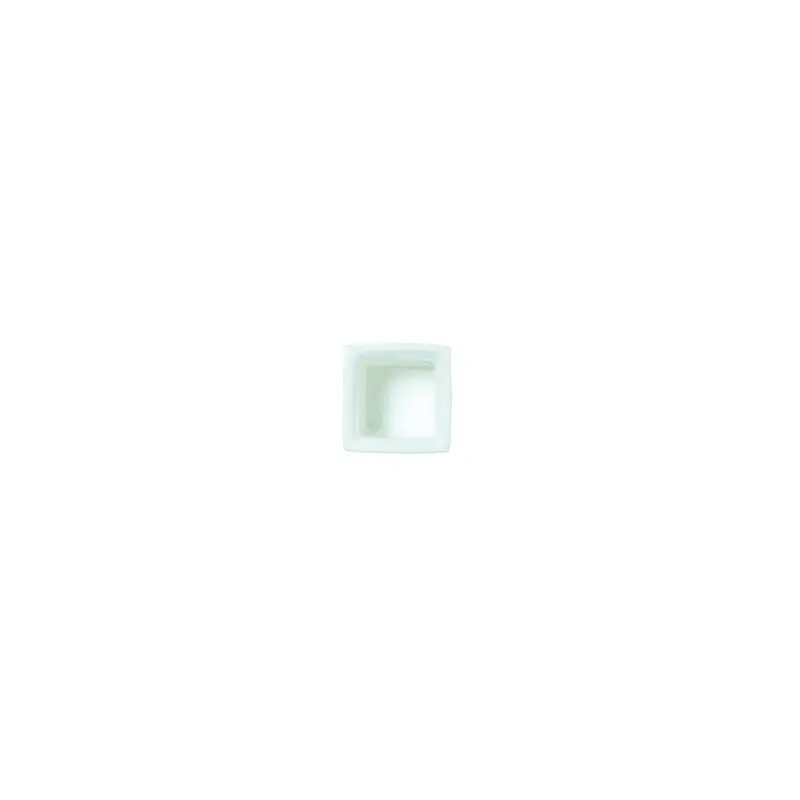 William Edwards Square Pot 2 3/4 in x 2 3/4 in Classic White - Set of 6 William Edwards Square Pot 2 3/4 in x 2 3/4 in Classic White - Set of 6
