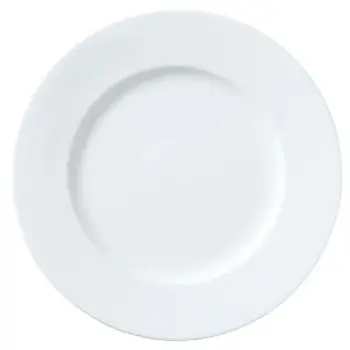 William Edwards Plate 10 3/4 in Classic White - Set of 12