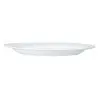 William Edwards Oval Rim Platter 13 3/4 in x 10 3/4 in Classic White - Set of 6