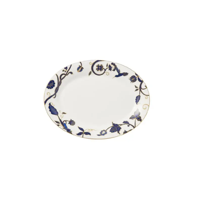 William Edwards Oval Tray 14 1/2 in x 11 in Makira - Set of 6