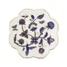 William Edwards Lotus Coupe Plate 8 1/2 in Makira - Set of 12