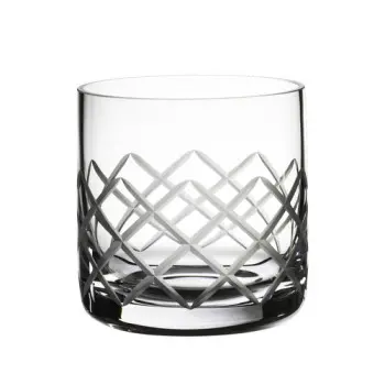 Rona Old Fashioned 3 3/8 x 3 3/8 (12 1/2 oz) Diamond - Set of 24