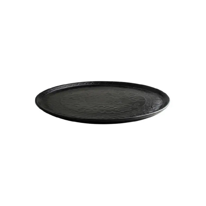 Anfora Plate Plana Coupe 10 3/4 in Talavera Motiva Noche - Set of 6 Anfora Plate Plana Coupe 10 3/4 in Talavera Motiva Noche - Set of 6