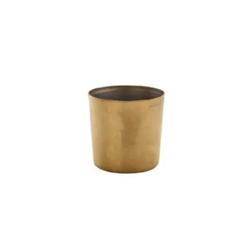 Genware Serving Cup 3 3/8 in x 3 3/8 in (12 3/4 oz) Vintage Gold - Set of 12