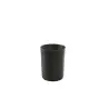 Genware Serving Cup 3 3/8 in x 3 3/8 in (12 3/4 oz) Vintage Stainless Steel Black - Set of 12