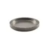 Genware Presentation Plate 8 in Vintage Stainless Steel - Set of 6