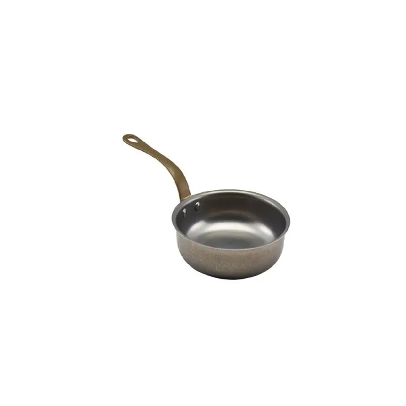 Genware Mini Fry Pan 10 1/8 in x 5 1/2 in x 2 3/4 in (15 oz) Vintage Stainless Steel - Set of 6 Genware Mini Fry Pan 10 1/8 in x 5 1/2 in x 2 3/4 in (15 oz) Vintage Stainless Steel - Set of 6