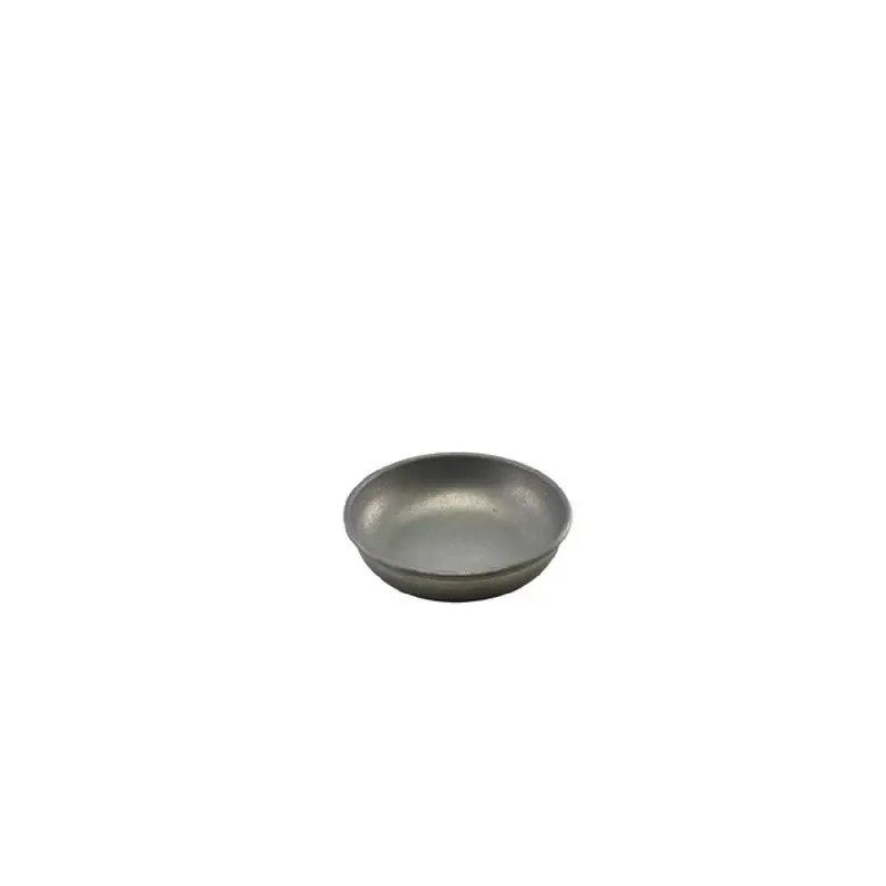 Genware Coupe Plate 6 in Vintage Stainless Steel - Set of 12 Genware Coupe Plate 6 in Vintage Stainless Steel - Set of 12