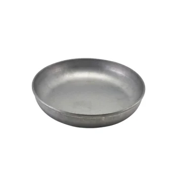 Genware Coupe Plate 10 1/4 in Vintage Stainless Steel - Set of 12