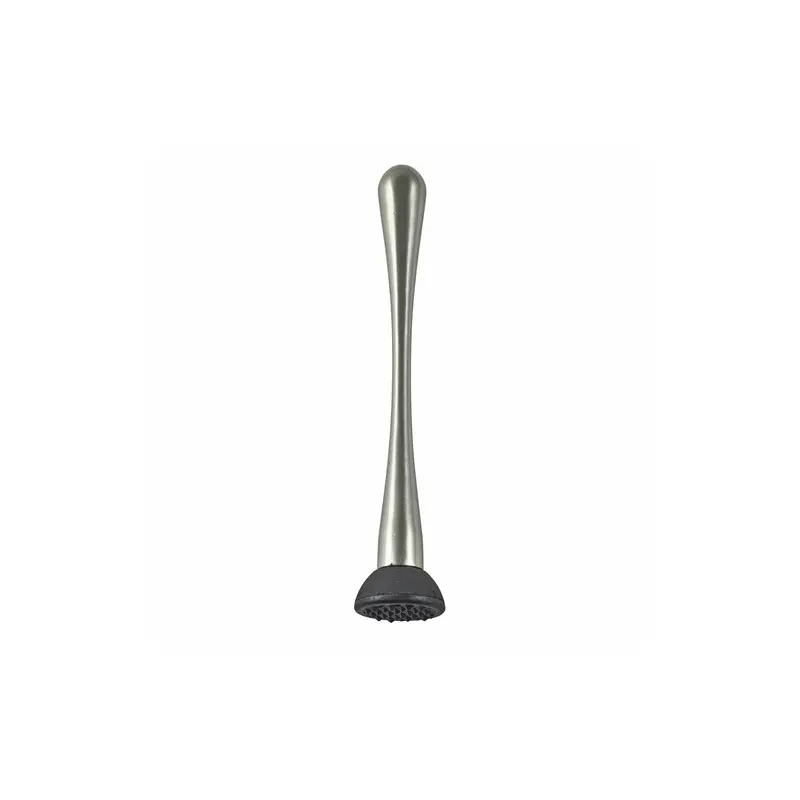 Genware Muddler 9 in x 5/8 in Vintage Stainless Steel - Set of 12 Genware Muddler 9 in x 5/8 in Vintage Stainless Steel - Set of 12