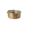 Creations Buffet Hinged Chafer Glass Lid 12 in x 10 in x 5 in (2 qt) Gold