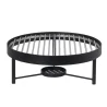 Creations Buffet Round Chafer Stand With Grill 14 5/8 in x 4 1/2 in (2 Gal) Black