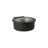 Creations Buffet Hinged Chafer Glass Lid 12 in x 10 in x 5 in (2 qt) Black