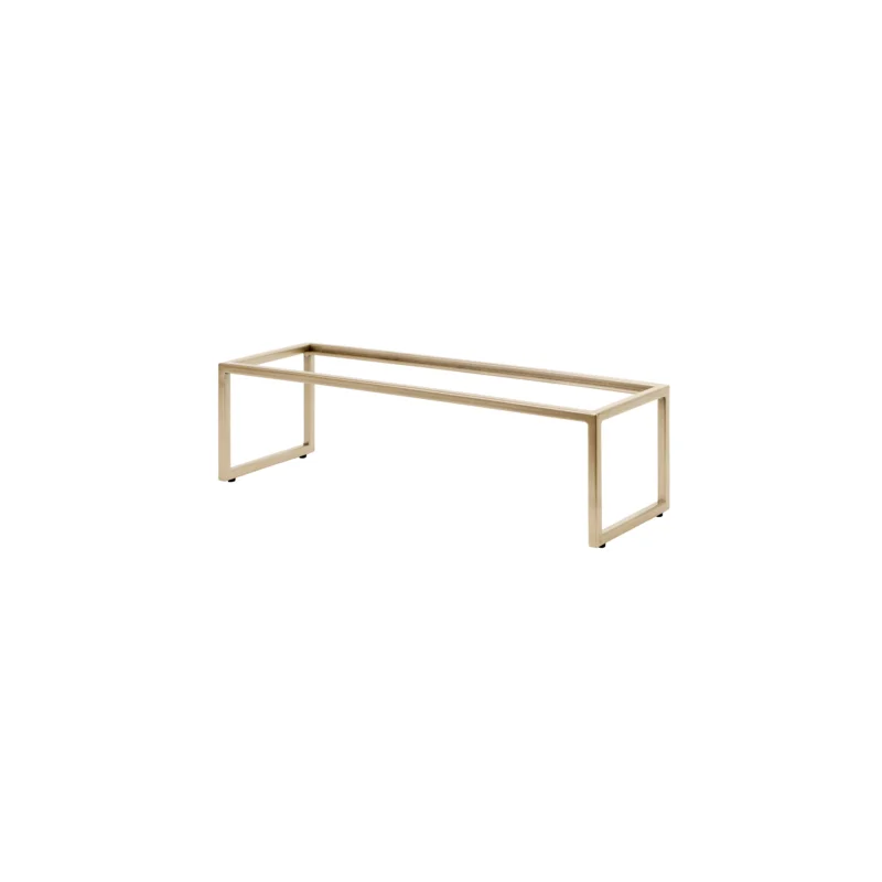 Creations Buffet Rectangle Riser 21 7/8 in x 7 3/8 in x 6 in Pivot Champagne