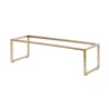 Creations Buffet Rectangle Riser 21 7/8 in x 7 3/8 in x 6 in Pivot Champagne