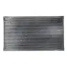 Creations Glass Rectangle Tray 12 1/2 in x 7 1/2 in Shikku Smoke - Set of 6