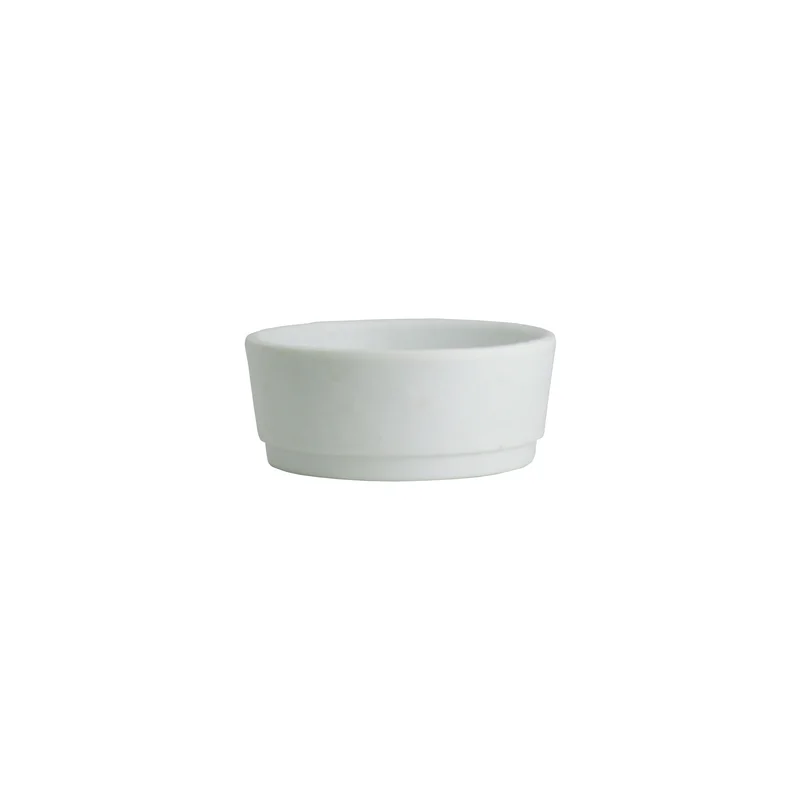 Creations Melamine Round Dish White 2 7/8 in x 1 1/4 in (2 oz) Cali - Set of 24
