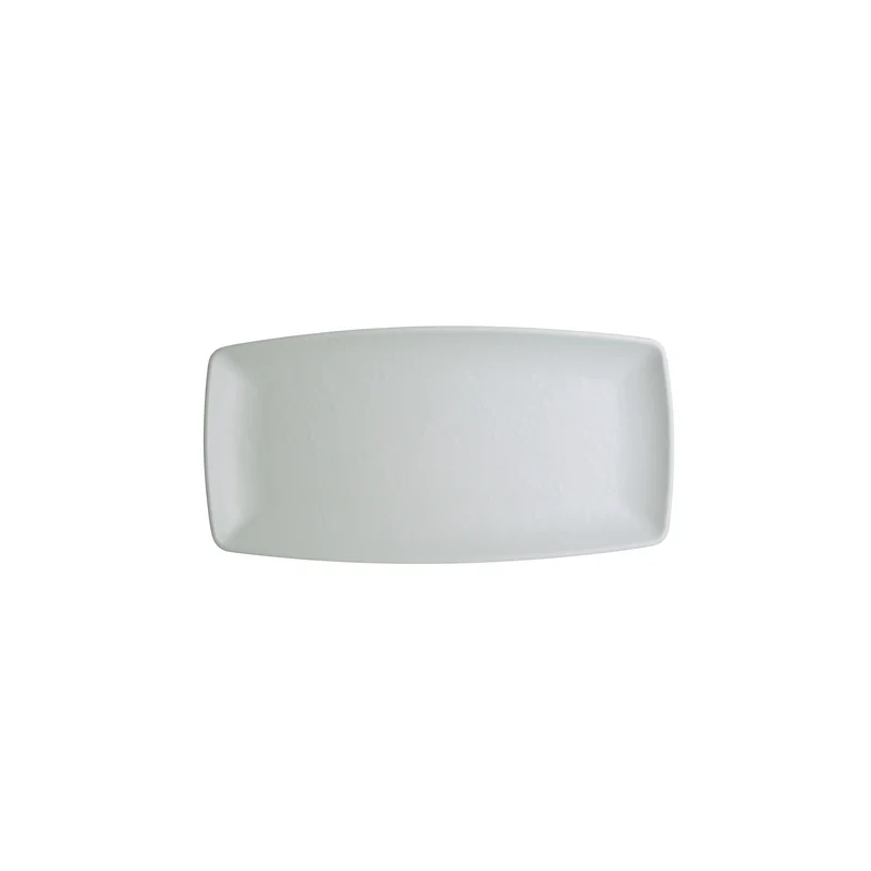 Creations Melamine Rectangular Plate White 13 in x 6 1/2 in x 1 3/8 in Cali - Set of 12 Creations Melamine Rectangular Plate White 13 in x 6 1/2 in x 1 3/8 in Cali - Set of 12