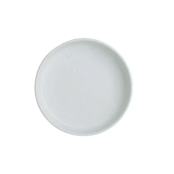 Creations Melamine Round Plate White 4 7/8 in x 1 in Cali - Set of 12