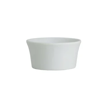 Creations Melamine Round Dish White 2 1/4 in x 1 1/4 in (1 1/2 oz) Cali - Set of 24