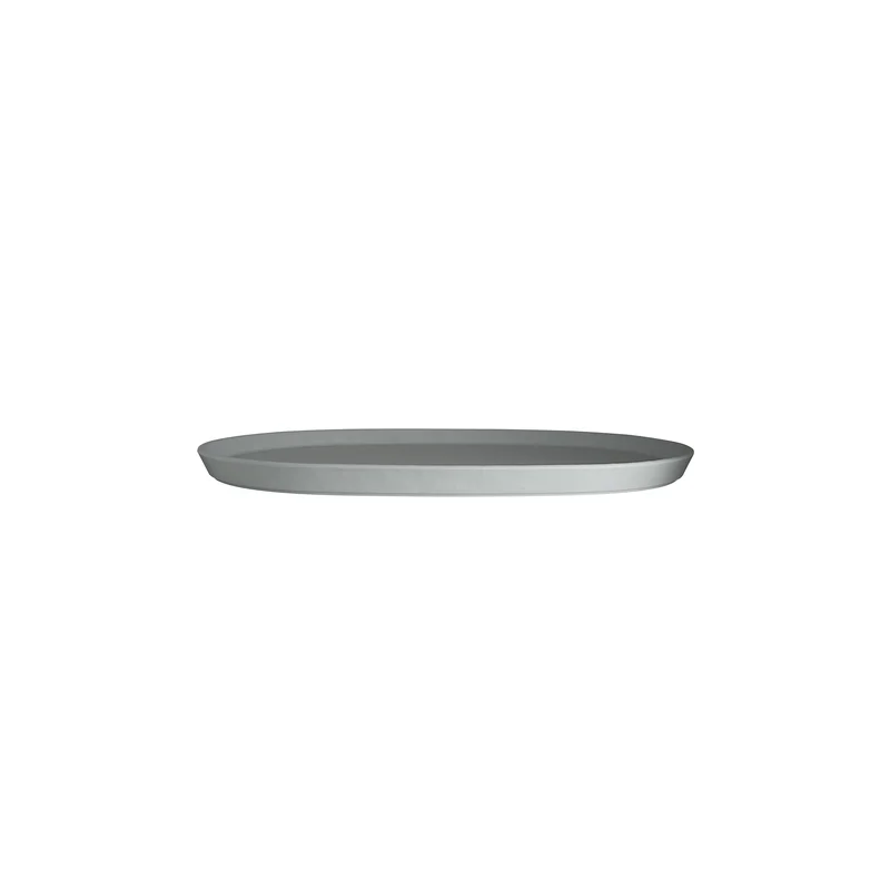 Creations Melamine Oval Tray White 17 in x 11 3/4 in x 1 in Cali - Set of 12 Creations Melamine Oval Tray White 17 in x 11 3/4 in x 1 in Cali - Set of 12