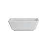 Creations Melamine Rectangular Dish White 3 1/4 in x 2 1/2 in x 1 1/4 in (2 oz) Cali - Set of 24