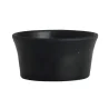 Creations Melamine Round Dish Black 2 3/8 in x 1 1/4 in (1 1/2 oz) Cali - Set of 24