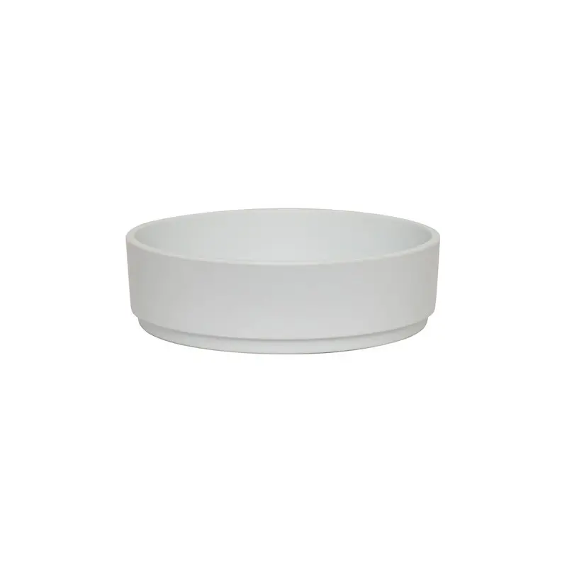 Creations Melamine Stack Bowl White 6 1/4 in x 1 7/8 in (20 oz) Cali - Set of 6 Creations Melamine Stack Bowl White 6 1/4 in x 1 7/8 in (20 oz) Cali - Set of 6