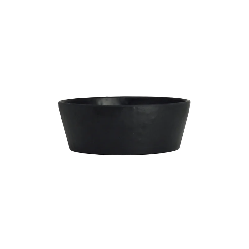 Creations Melamine Round Bowl Black 5 in x 1 7/8 in (9 1/2 oz) Cali - Set of 12
