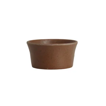 Creations Melamine Round Dish Redwood 2 3/8 in x 1 1/4 in (1 1/2 oz) Cali - Set of 24