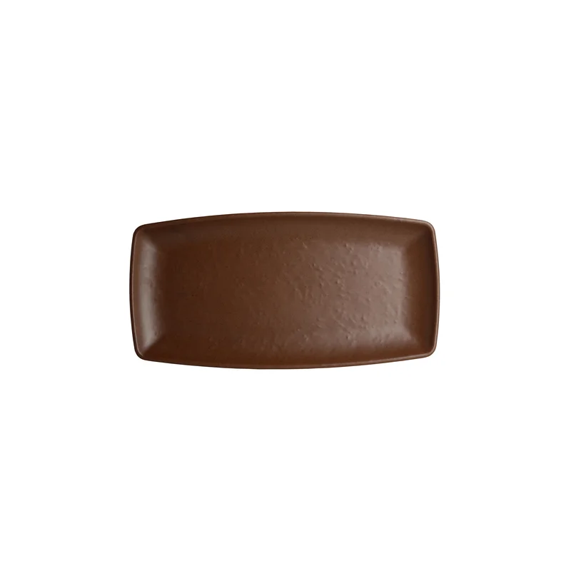 Creations Melamine Rectangular Plate Redwood 13 in x 6 1/2 in x 1 3/8 in Cali - Set of 12 Creations Melamine Rectangular Plate Redwood 13 in x 6 1/2 in x 1 3/8 in Cali - Set of 12