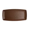 Creations Melamine Rectangular Plate Redwood 11 1/2 in x 5 1/2 in x 1 in Cali - Set of 12