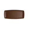 Creations Melamine Rectangular Plate Redwood 9 1/2 in x 4 1/3 in x 1 in Cali - Set of 12