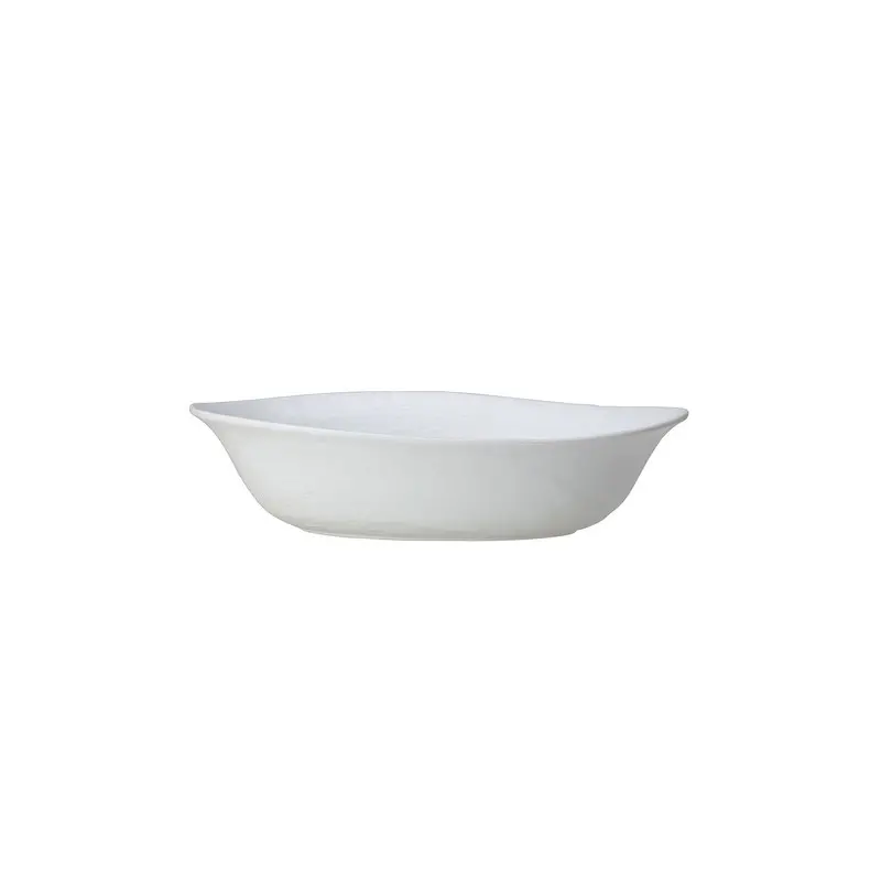 Creations Melamine Bowl Oval Large 15 3/4 in x 9 1/2 in x 4 in Scape (2 1/2 qt) White Creations Melamine Bowl Oval Large 15 3/4 in x 9 1/2 in x 4 in Scape (2 1/2 qt) White