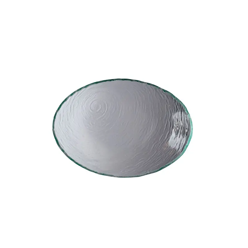 Creations Glass Oval Bowl 11 5/8 in x 8 1/4 in x 2 5/8 in (19 oz) Scape Clear - Set of 6