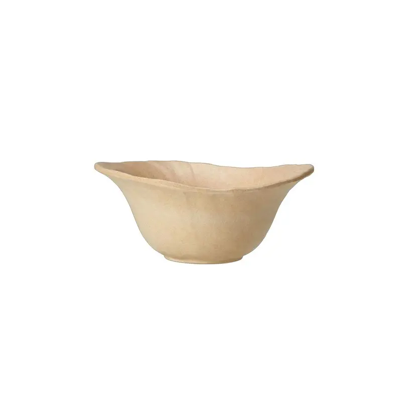 Creations Melamine Deep Bowl Medium 7 in x 3 in (14 oz) Scape Papyrus - Set of 6