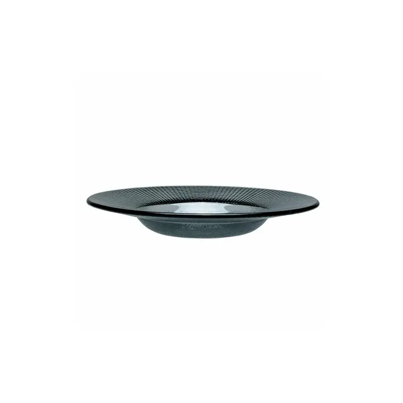 Creations Glass Gourmet Deep Rim Bowl 11 1/4 in (10 oz) Willow Smoke - Set of 12