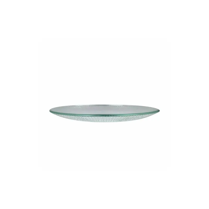 Creations Glass Gourmet Coupe Plate 10 3/4 in Willow Clear - Set of 12